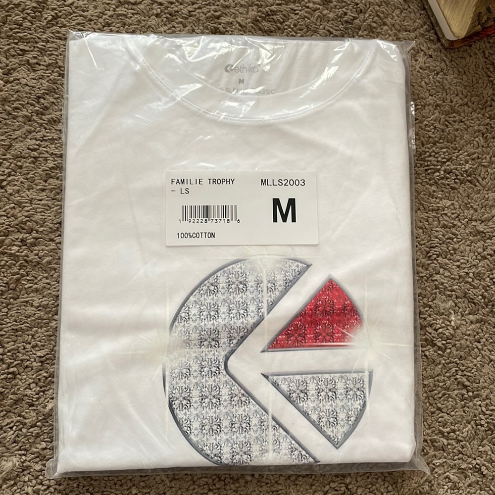 Ethika long sleeve white Mens medium never been worn still in packaging